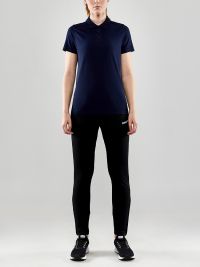 Sport Poloshirt Damen in Dunkelblau